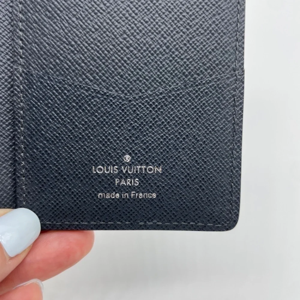 LOUIS VUITTON Navy‎ Epi Leather Pocket Organizer; excellent condition
